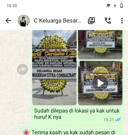 Pengiriman Papan Bunga Duka Rs Permata Depok