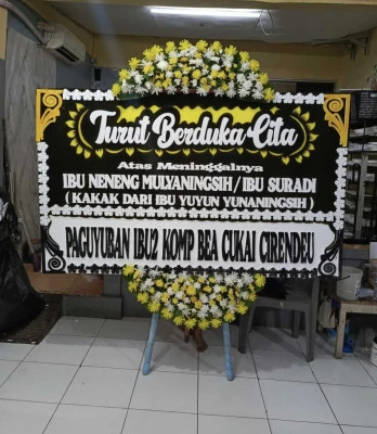 Papan Bunga di Rs Permata Depok