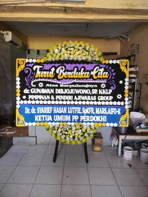 Papan Bunga di Rs Permata Depok